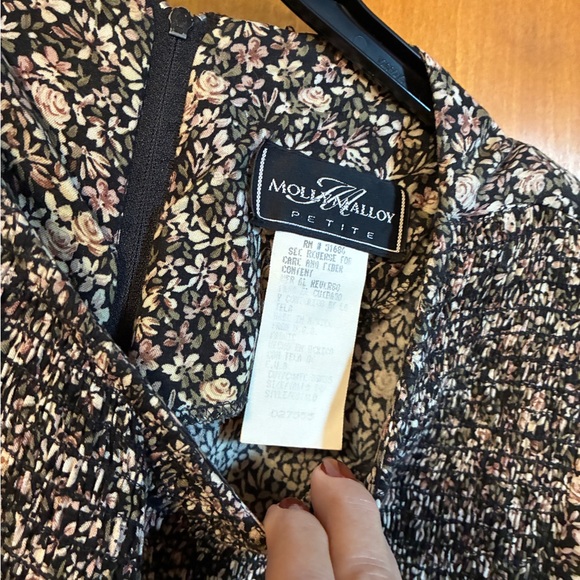 Molly Malloy Petite Black Floral Jumpsuit - Picture 2 of 10